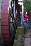 Historic mill wheel, Katzweiler r