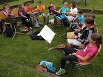 Kinderfest Gartenschau "Ukulelenflöhe", am 24.06.2012