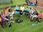 Kinderfest Gartenschau "Ukulelenflöhe", am 24.06.2012