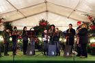 Konzert auf dem Weihnachtsmarkt, am 12.12.2009, in Landstuhl