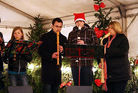 Konzert auf dem Weihnachtsmarkt, am 12.12.2009, in Landstuhl