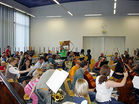 Schüler/innen der Musikalischen Grundausbildung zu Besuch beim Sinfonieorchester Landkreis Kaiserslautern 2005