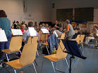 Schüler/innen der Musikalischen Grundausbildung zu Besuch beim Sinfonieorchester Landkreis Kaiserslautern 2005