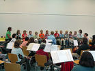 Schüler/innen der Musikalischen Grundausbildung zu Besuch beim Sinfonieorchester Landkreis Kaiserslautern 2005