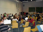 Schüler/innen der Musikalischen Grundausbildung zu Besuch beim Sinfonieorchester Landkreis Kaiserslautern 2005