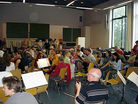 Schüler/innen der Musikalischen Grundausbildung zu Besuch beim Sinfonieorchester Landkreis Kaiserslautern 2005