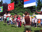 Pilotprojekt KiTa und KMS - Sommerfest 2008 "Die Welt ist bund", in Alsenborn