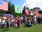 Pilotprojekt KiTa und KMS - Sommerfest 2008 "Die Welt ist bund", in Alsenborn