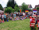 Pilotprojekt KiTa und KMS - Sommerfest 2008 "Die Welt ist bund", in Alsenborn