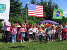 Pilotprojekt KiTa und KMS - Sommerfest 2008 "Die Welt ist bund", in Alsenborn