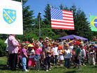 Pilotprojekt KiTa und KMS - Sommerfest 2008 "Die Welt ist bund", in Alsenborn