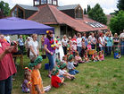 Pilotprojekt KiTa und KMS - Sommerfest 2008 "Die Welt ist bund", in Alsenborn